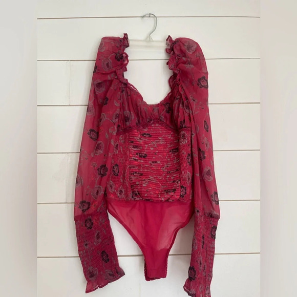 NWOT free people Brunch Date Bodysuit - Picture 4 of 10